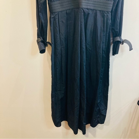 SARAH PACINI Sz 1 Futuristic Lagenlook Statement Collar & Bubble Hem Overcoat - Picture 11 of 13